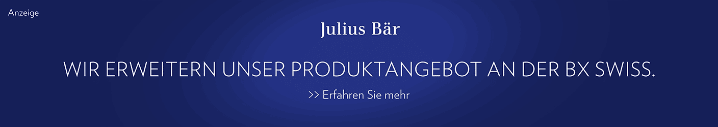 Julius Baer bei BX Swiss